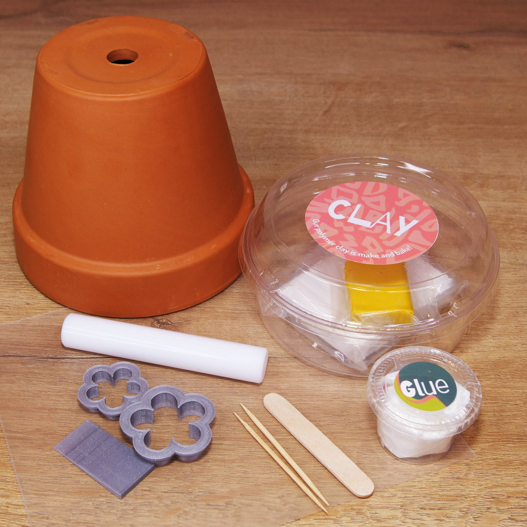 2 Terracotta Mixed Pots